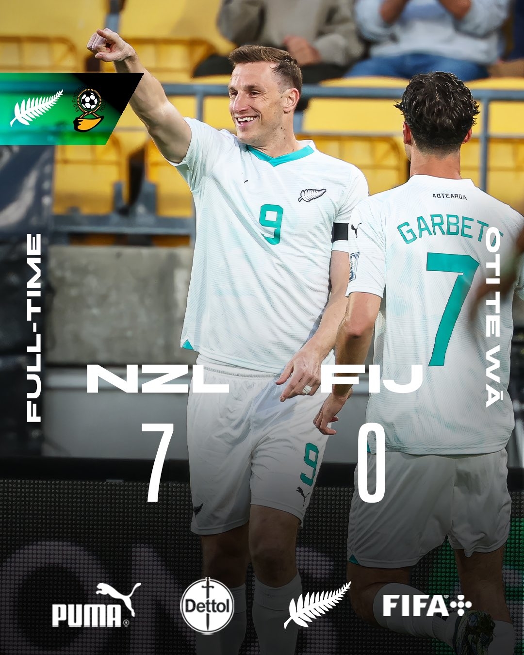  距世界杯一步之遙！新西蘭7-0進大洋洲決賽，其FIFA排名高國足1位