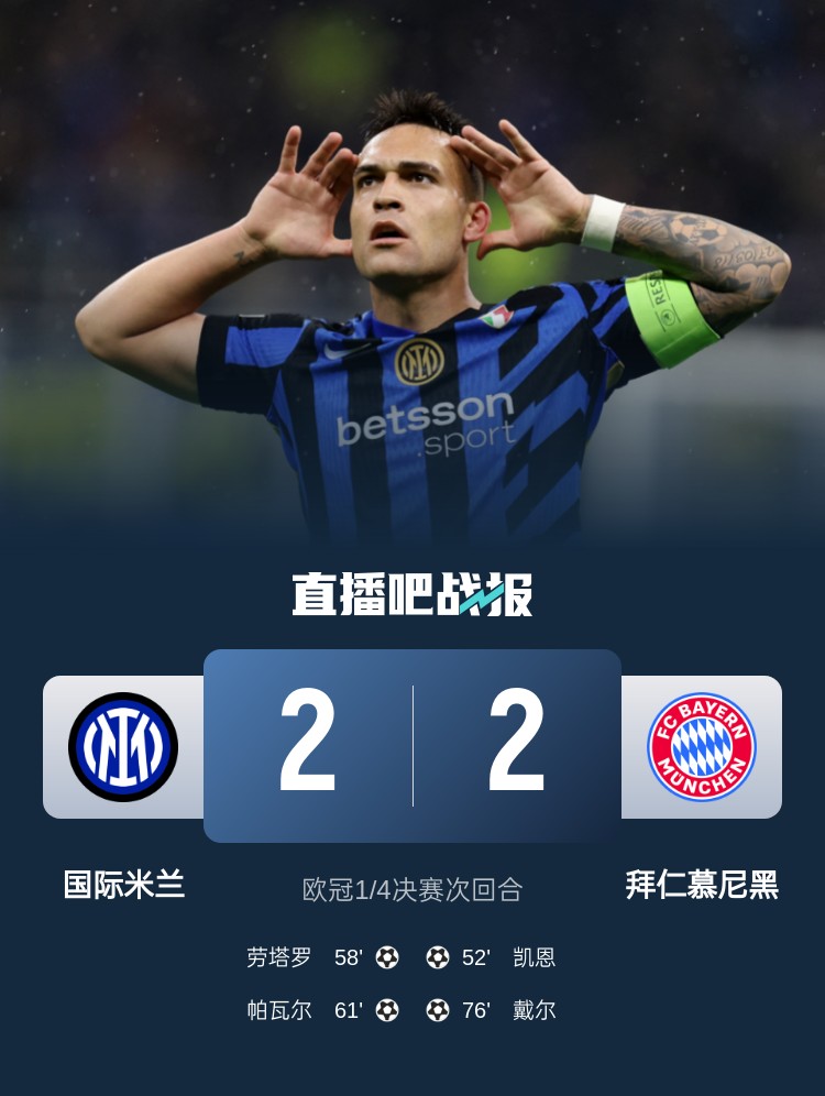 黑色3分鐘！拜仁3分鐘丟2球遭國(guó)米淘汰 去年3分鐘丟2球遭皇馬絕殺